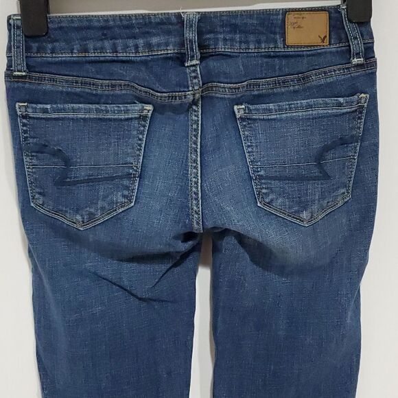 American Eagle 26x32 size 2 skinny stretch jeans - Picture 4 of 8